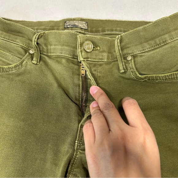 MOTHER The Muse Ankle Jeans in Kale Green Size 29 - Picture 5 of 13